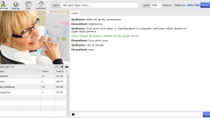 User list in chat User list in chat