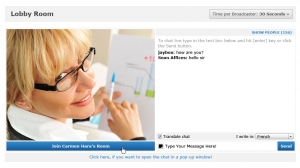 Chat with live broadcasters Chat with live broadcasters