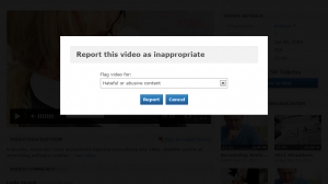 Report inappropriate behavior Report inappropriate behavior